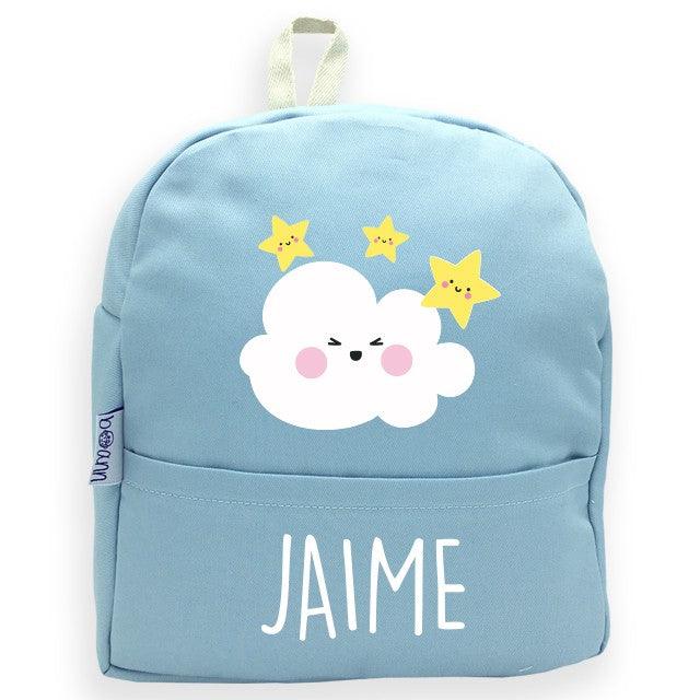Mochila Personalizada Infantil Nube con Nombre Boann - Nanetes #